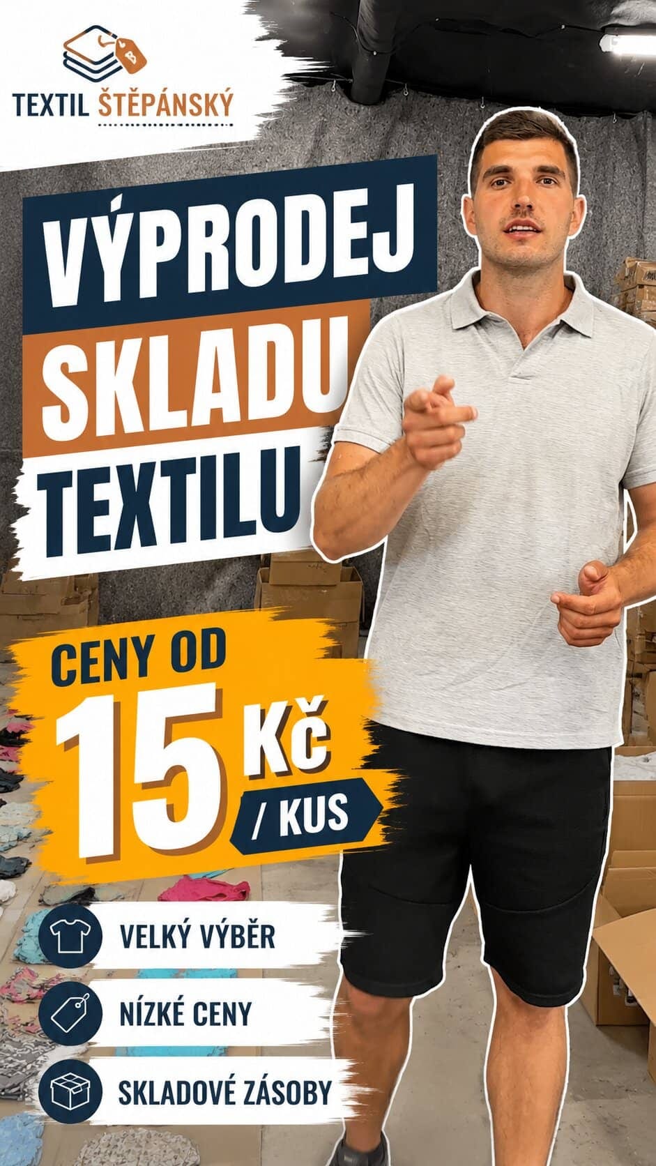 Textil Štěpanský – přehrát video o sortimentu